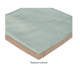 Zelyge Sky Zest 4” x 4” Satin Ceramic Zellige Look Wall Tile