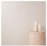 Zelyge Star Zest 2.5” x 8” Satin Ceramic Zellige Look Wall Tile