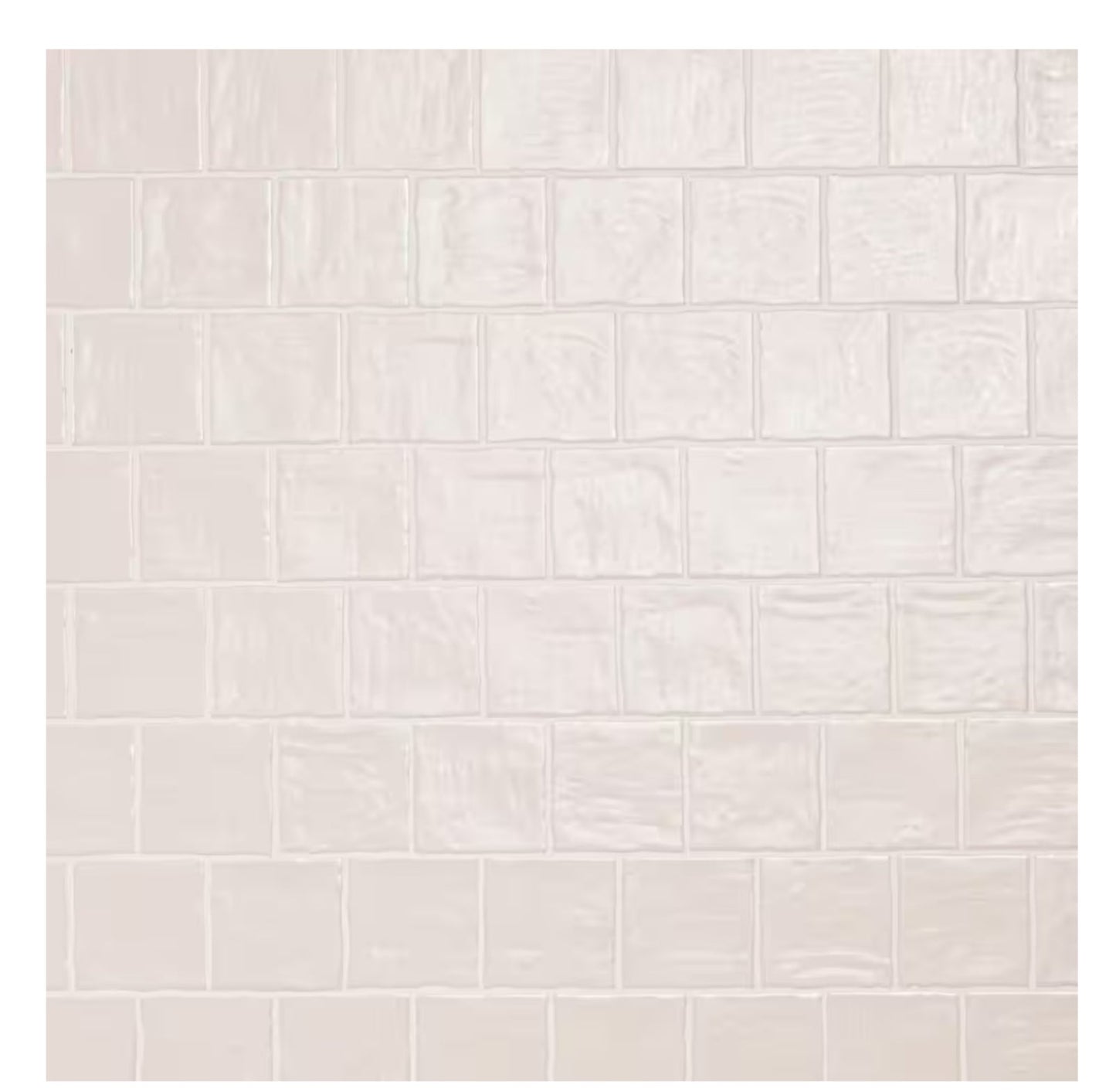 Zelyge Star Zest 4" x 4" Satin Ceramic Zellige Look Wall Tile
