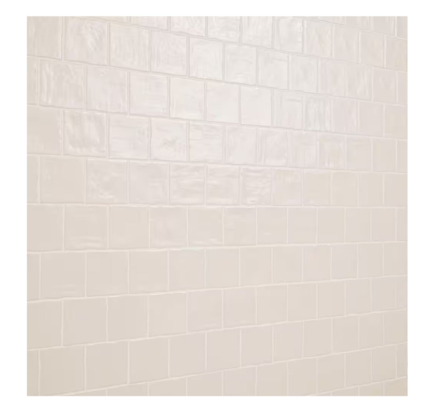 Zelyge Star Zest 4" x 4" Satin Ceramic Zellige Look Wall Tile
