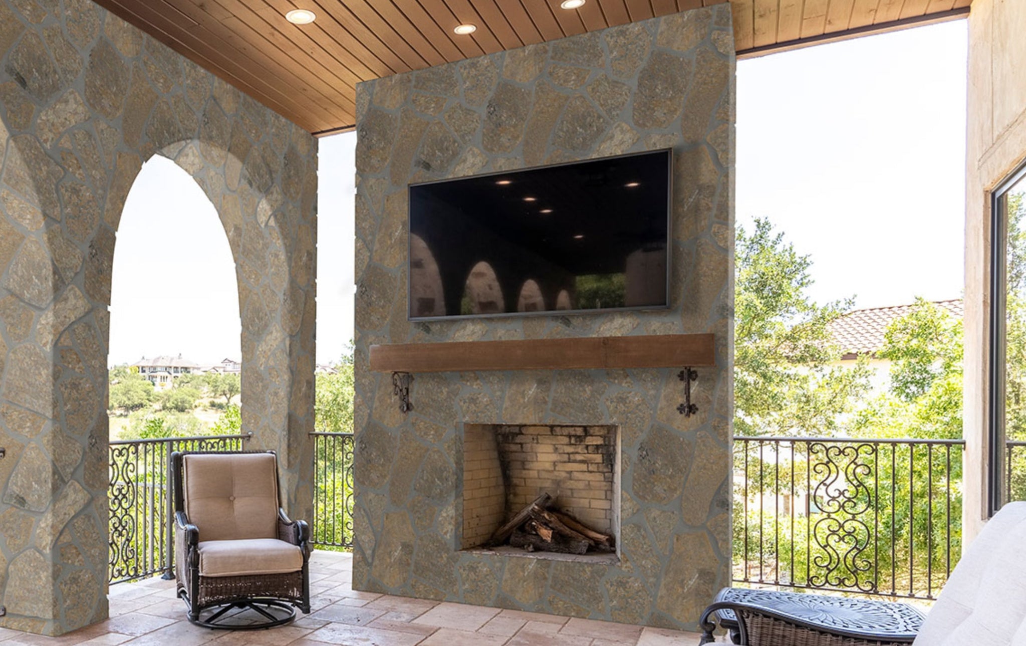 Bedford Fieldstone Stacked Veneer Corners - 1 Piece