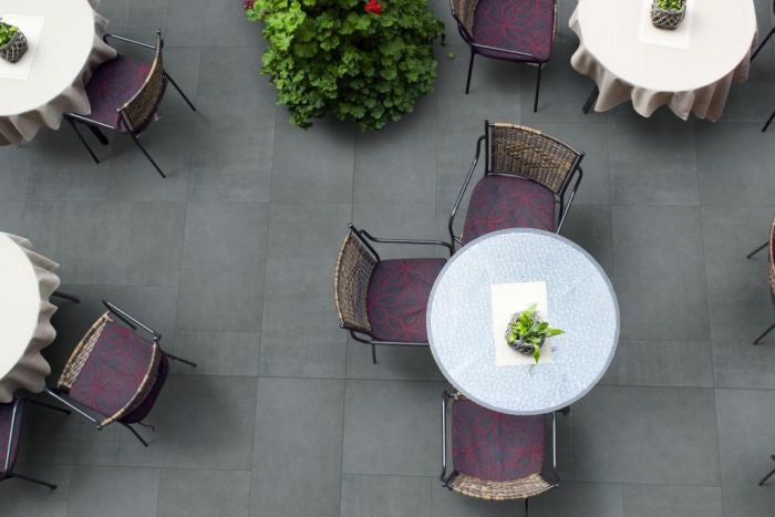 24×24 True Bluestone Arterra® Porcelain Pavers, 2 CM