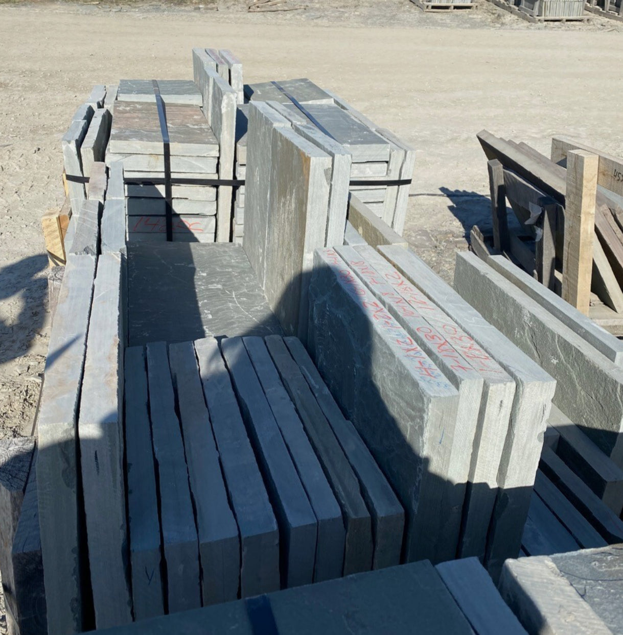 Mountain Blue 10 Kits Flamed 1 Inch Paver