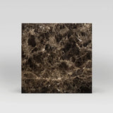 18x18 Iberian Emperador Dark Marble Floor & Wall Tile from Spain