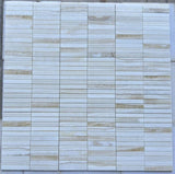 Vanilla Onyx KitKat Mosaic Tile 11.75 x 11.75
