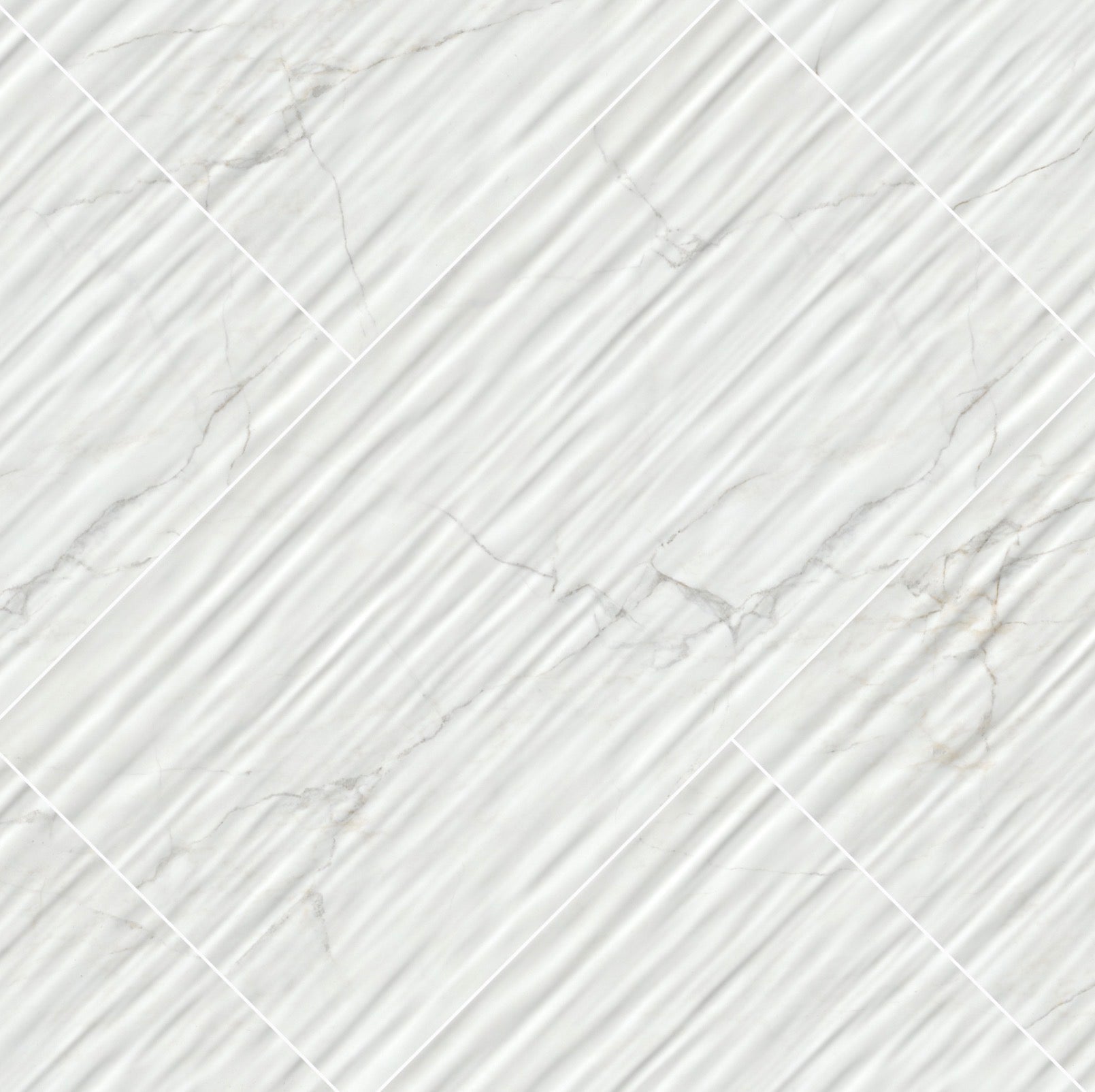 Dymo Calacatta Stripe White 12X24