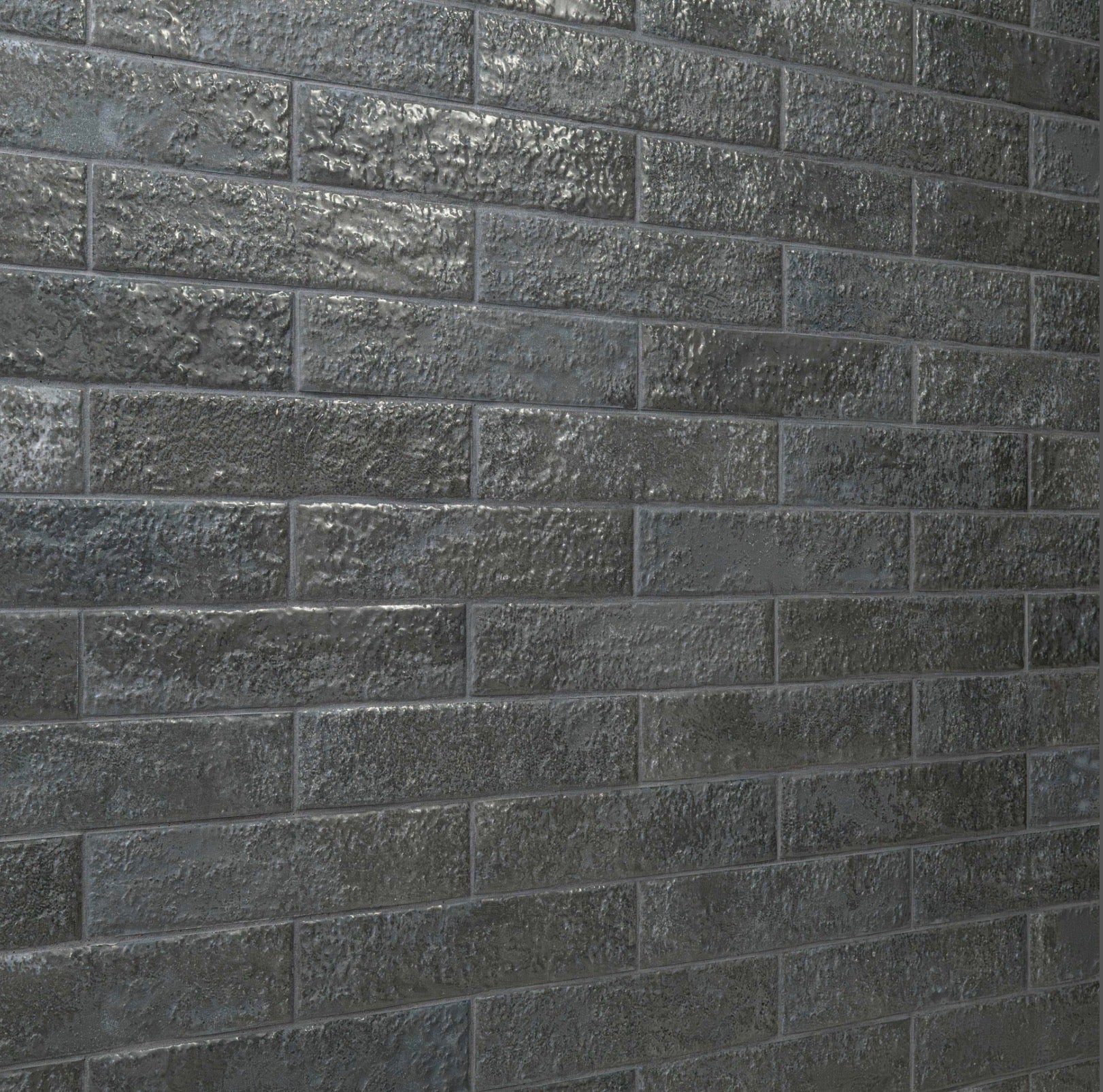 Mattonella Carbone 2.5X10 Glazed Porcelain Wall Tile