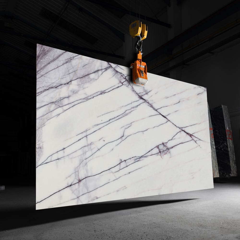 Lilac 1 1/4" Marble Slab Polished