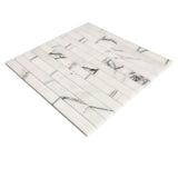 Lilac Marble 1x6 Stacked Mosaic Tile Polished