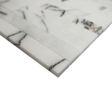 Lilac Marble 1x6 Stacked Mosaic Tile Polished