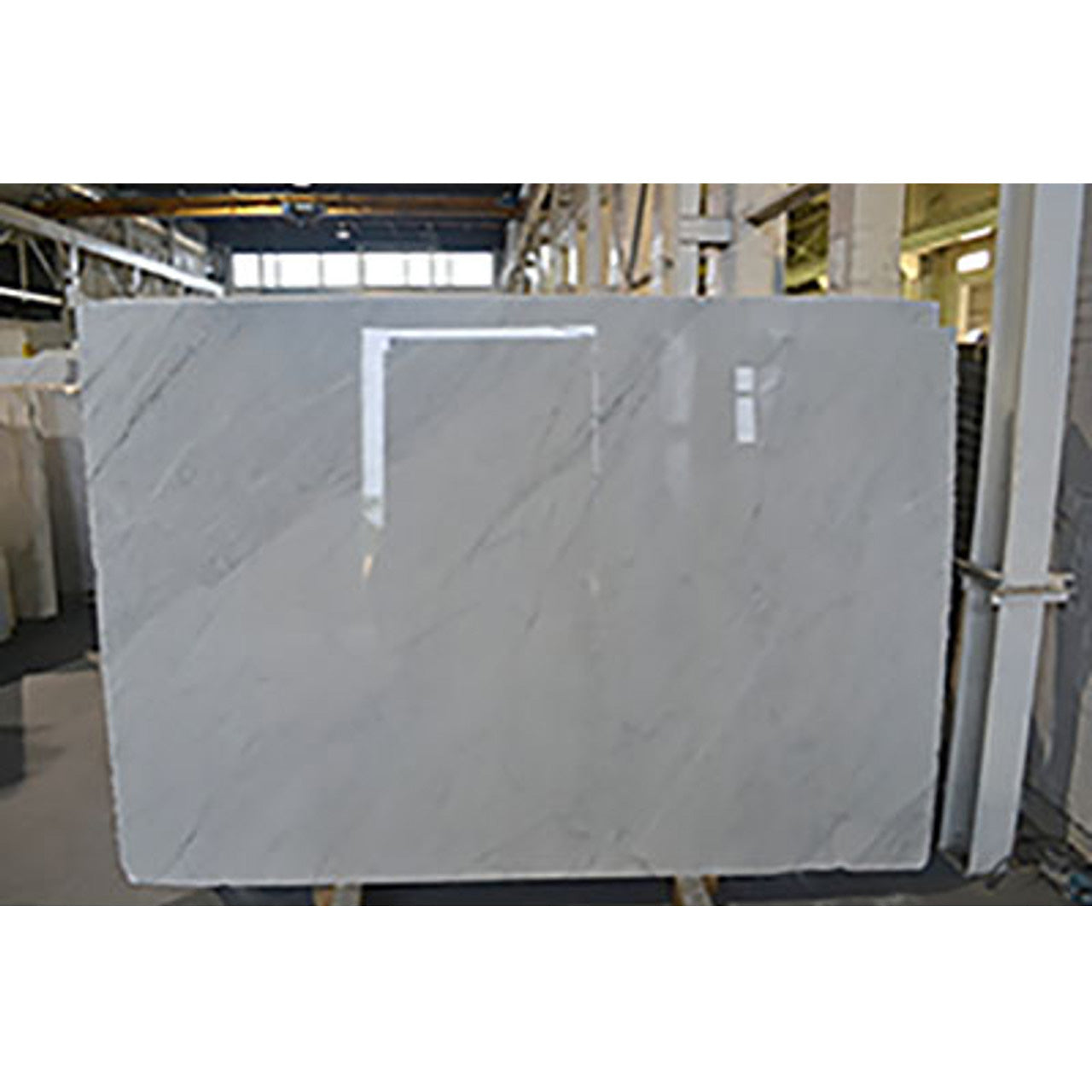 Carrara White Italian Marble 3/4" Thickness Slab Honed