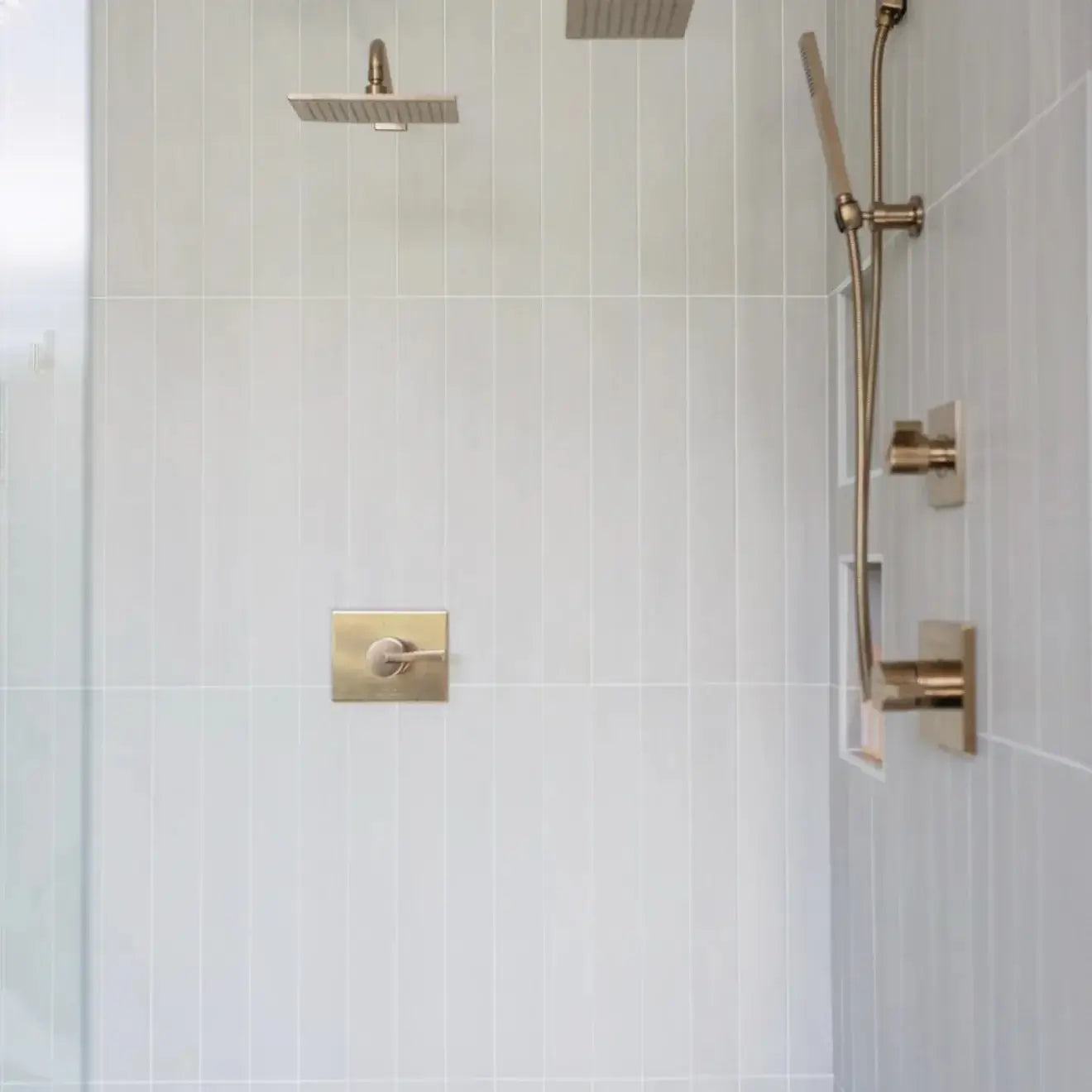 Allora 3" x 24" Matte Porcelain Tile in Solid White