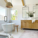 Allora 3" x 24" Matte Porcelain Tile in Solid White