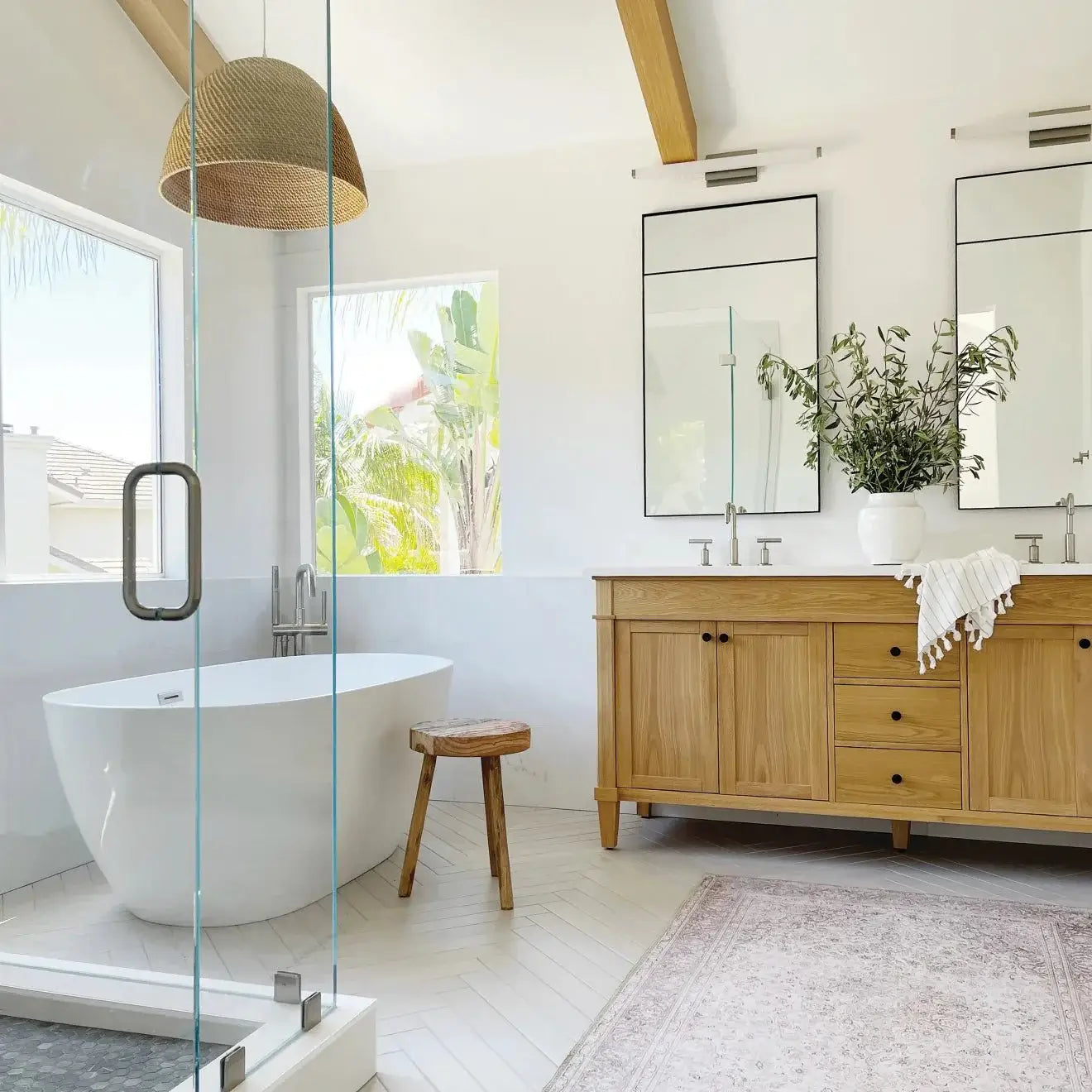 Allora 3" x 24" Matte Porcelain Tile in Solid White