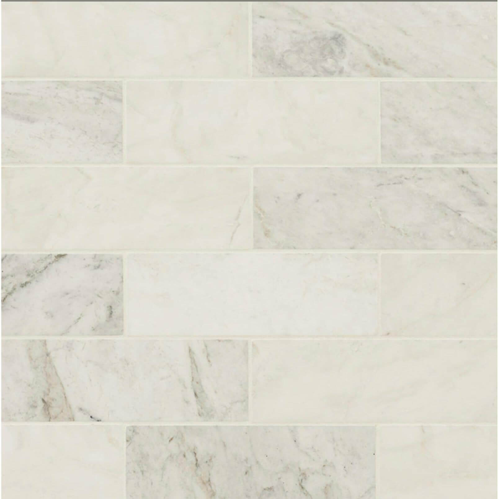 Arabescato Venato Calacatta White 4x12 Honed