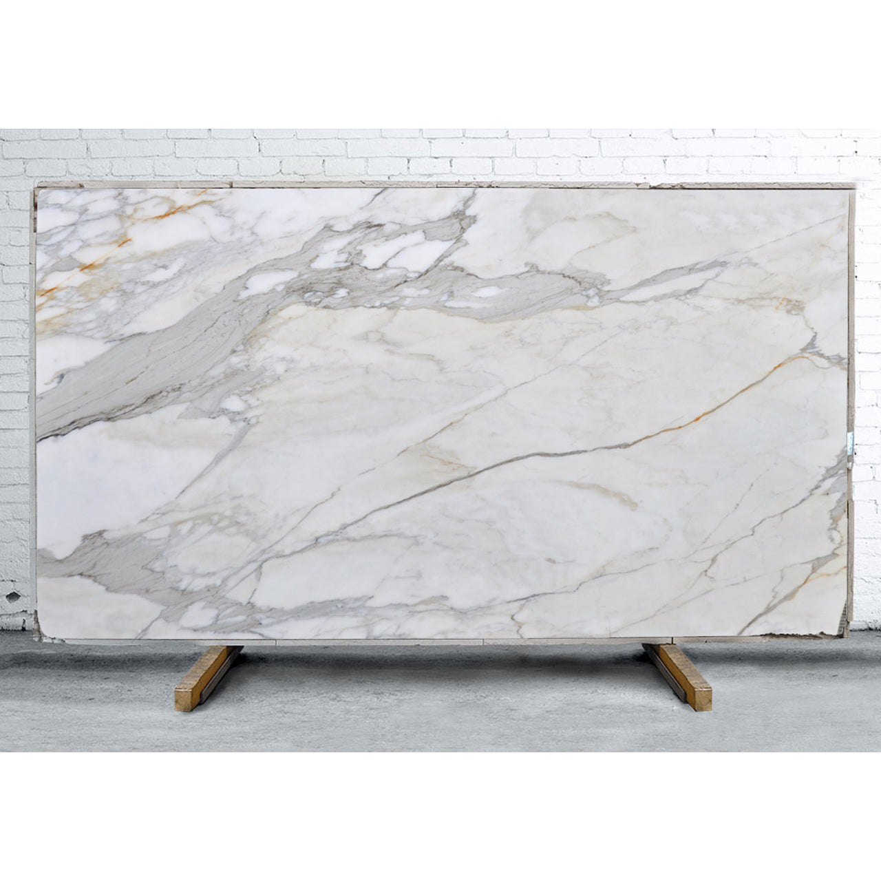 Calacatta Gold Italian Marble 1 1/4" Thickness Slab Polished