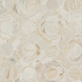 Athena Gold Regency 10" X 10" Polished Marble Mosaic Tile
