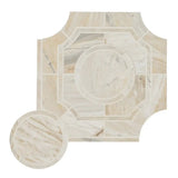 Athena Gold Regency 10" X 10" Polished Marble Mosaic Tile