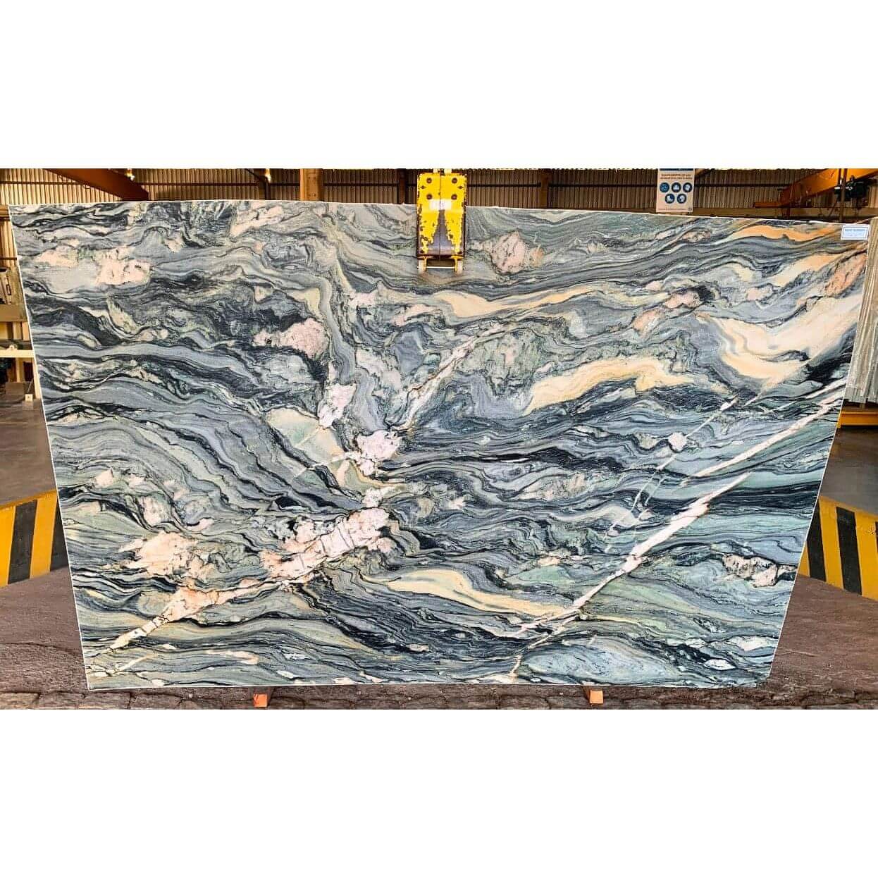 Azul Treasure Quartzite Countertop Slab Polished 2 CM, 127”x80”