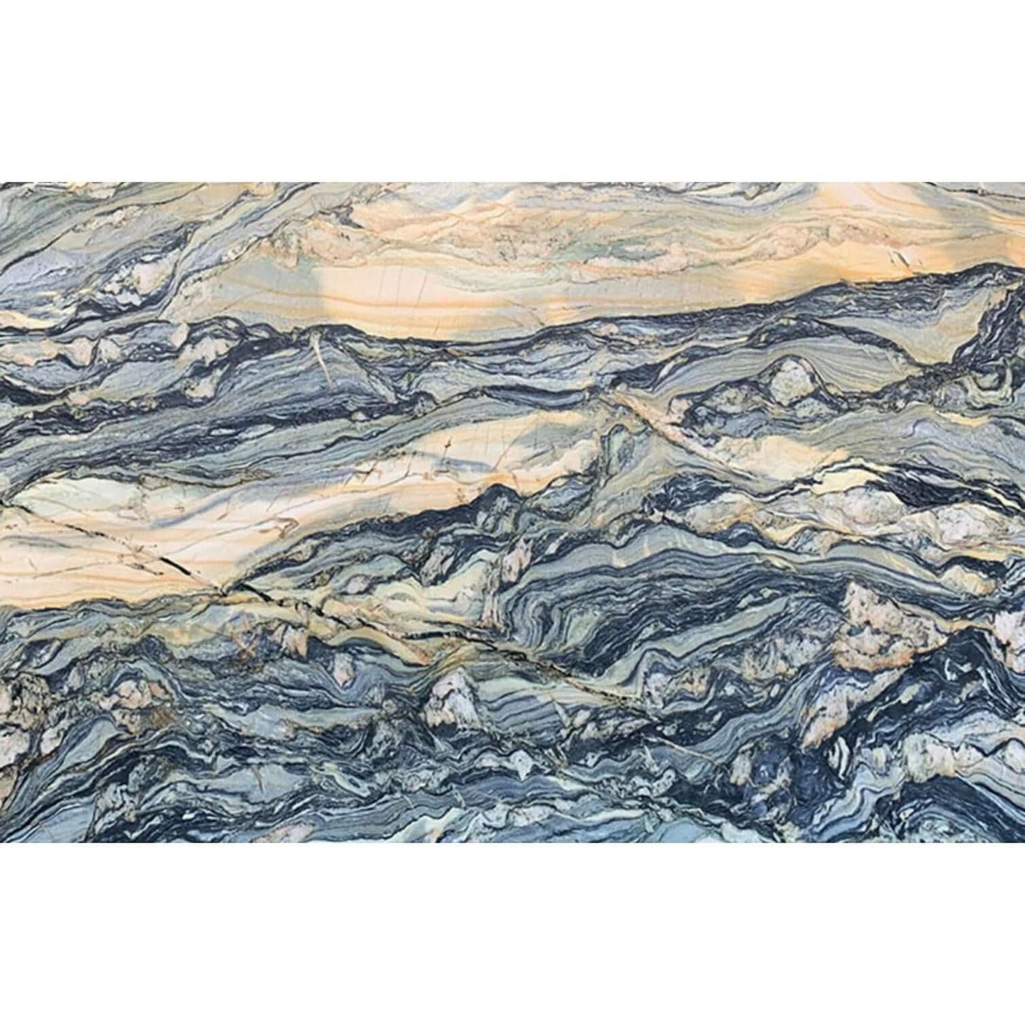 Azul Treasure Quartzite Countertop Slab Polished 2 CM, 127”x80”