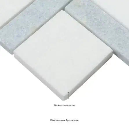 Azula Kaya 11"x11" Polished Marble Mosaic Floor and Wall Tile