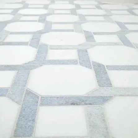 Azula Kaya 11"x11" Polished Marble Mosaic Floor and Wall Tile