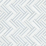 Azula Linea 8" x 13" Polished Marble Mosaic Floor and Wall Tile