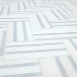 Azula Linea 8" x 13" Polished Marble Mosaic Floor and Wall Tile