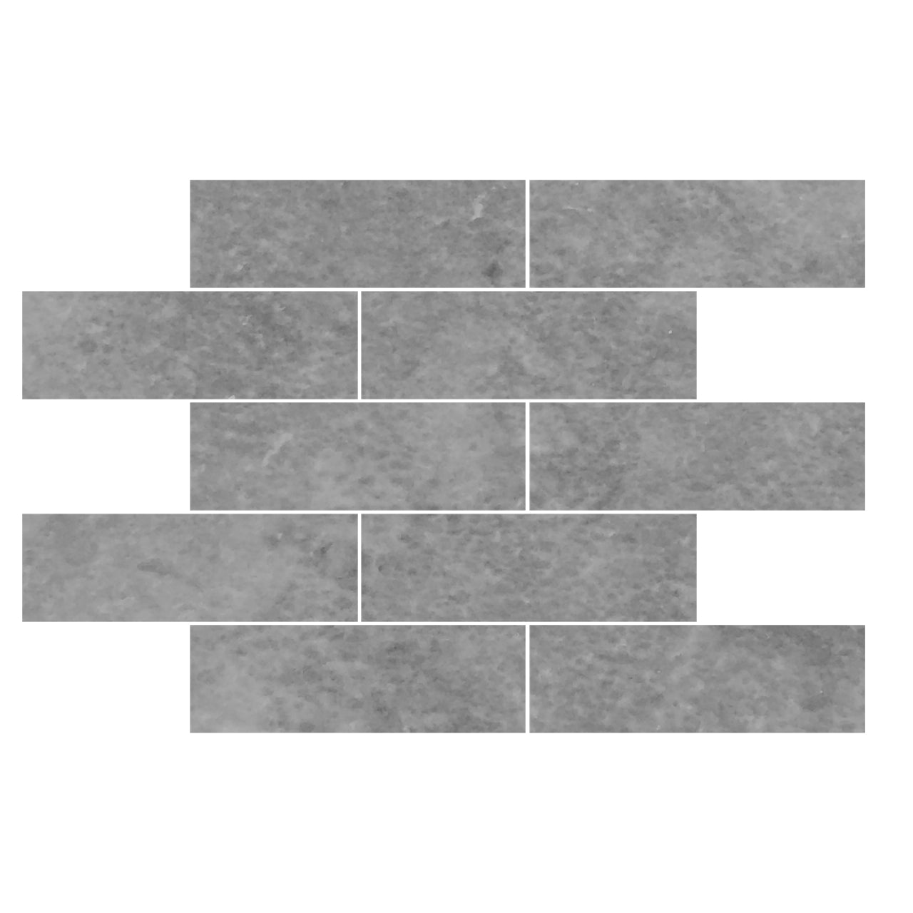 Bardiglio Gray Marble 4x12 Marble Tile Polished