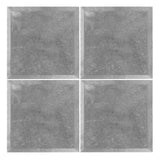 Bardiglio Gray Marble 4x4 Wide Bevel Big Bevel Subway Tile Honed