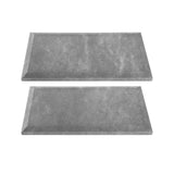 Bardiglio Gray Marble 6x12 Wide Bevel Big Bevel Subway Tile Honed