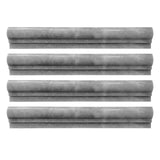 Bardiglio Gray Marble Ogee 1 Chairrail Molding Polished