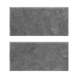 Bardiglio Gray Marble 6x12 Wide Bevel Big Bevel Subway Tile Honed