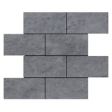 Bardiglio Gray Marble 12x24 Subway Tile Honed