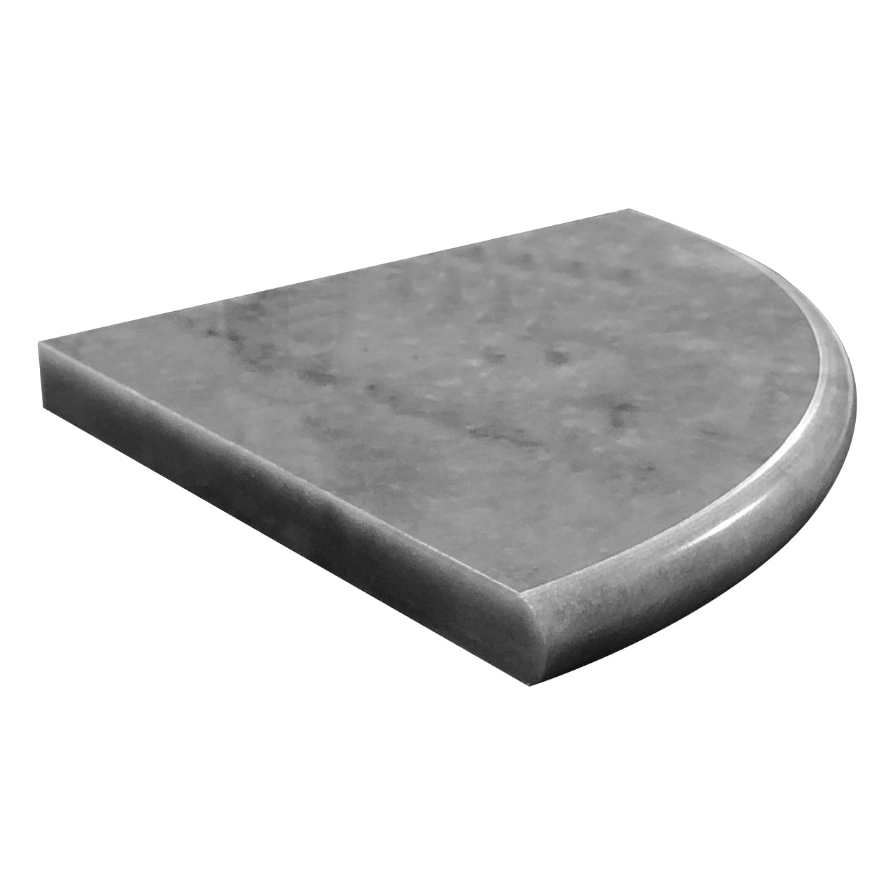 Bardiglio Gray Marble Bathroom Shower Corner Shelf Polished