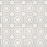 Bianco Dolomite 10"x10" Regency Polished Marble Mosaic Floor And Wall Tile