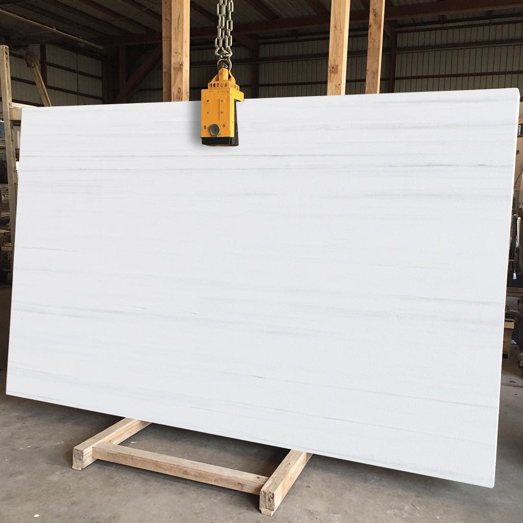 Bianco Dolomite  Marble 1 1/4" Marble Slab Honed