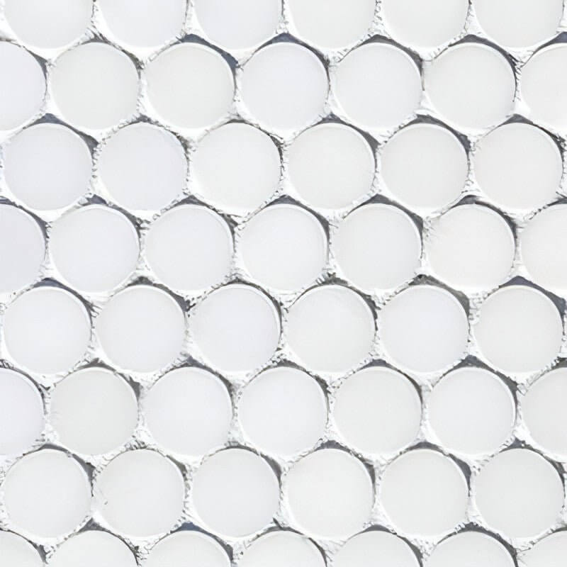 Bianco Dolomite Penny Round