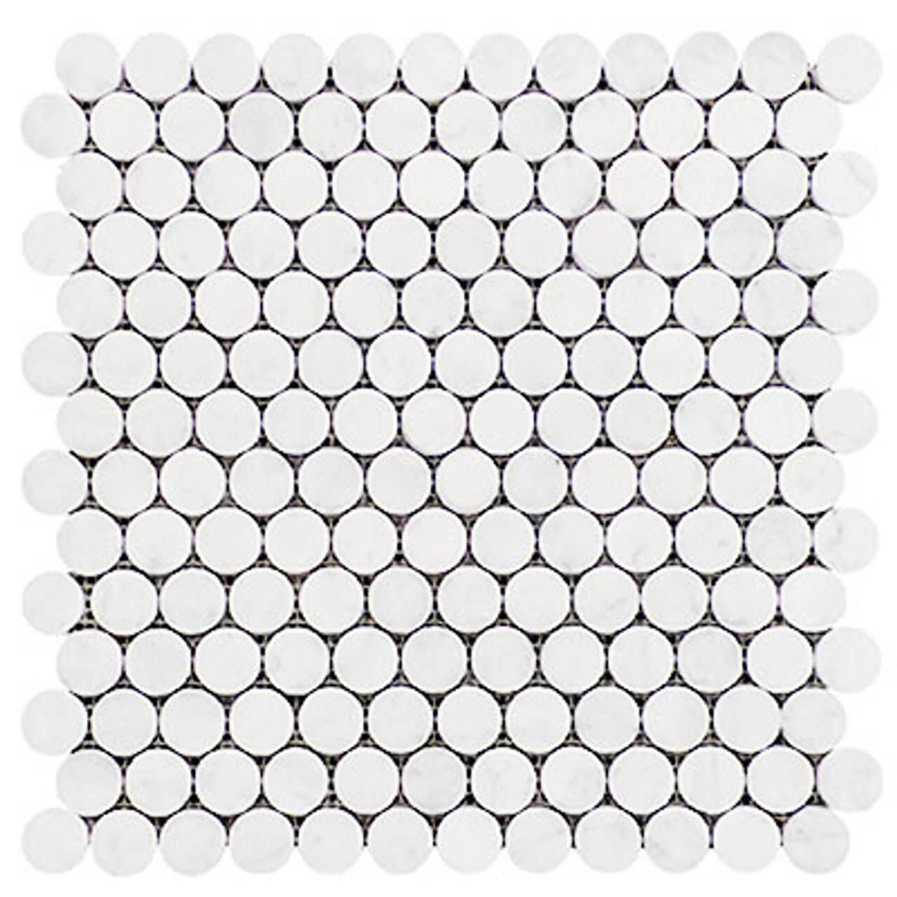 Bianco Dolomite Penny Round