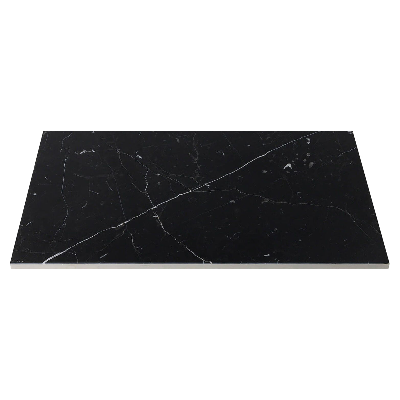 12x24 Nero Marquina Black Marble Marble Tile Honed