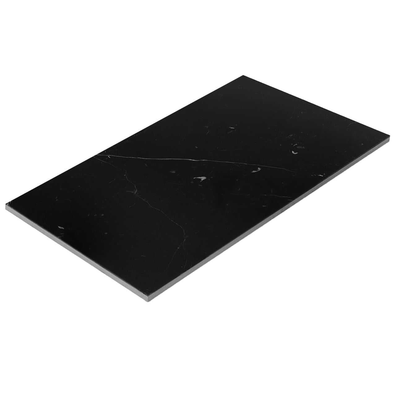 12x24 Nero Marquina Black Marble Marble Tile Honed