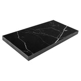 3x9 Nero Marquina Black Marble Tile Honed