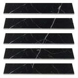 4x12 Nero Marquina Black Marble Tile Polished