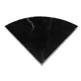 Nero Marquina Black Marble Bathroom Shower Corner Shelf Honed