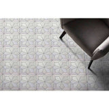 Blomma Honed Marble Mosaic Tile in Grigio