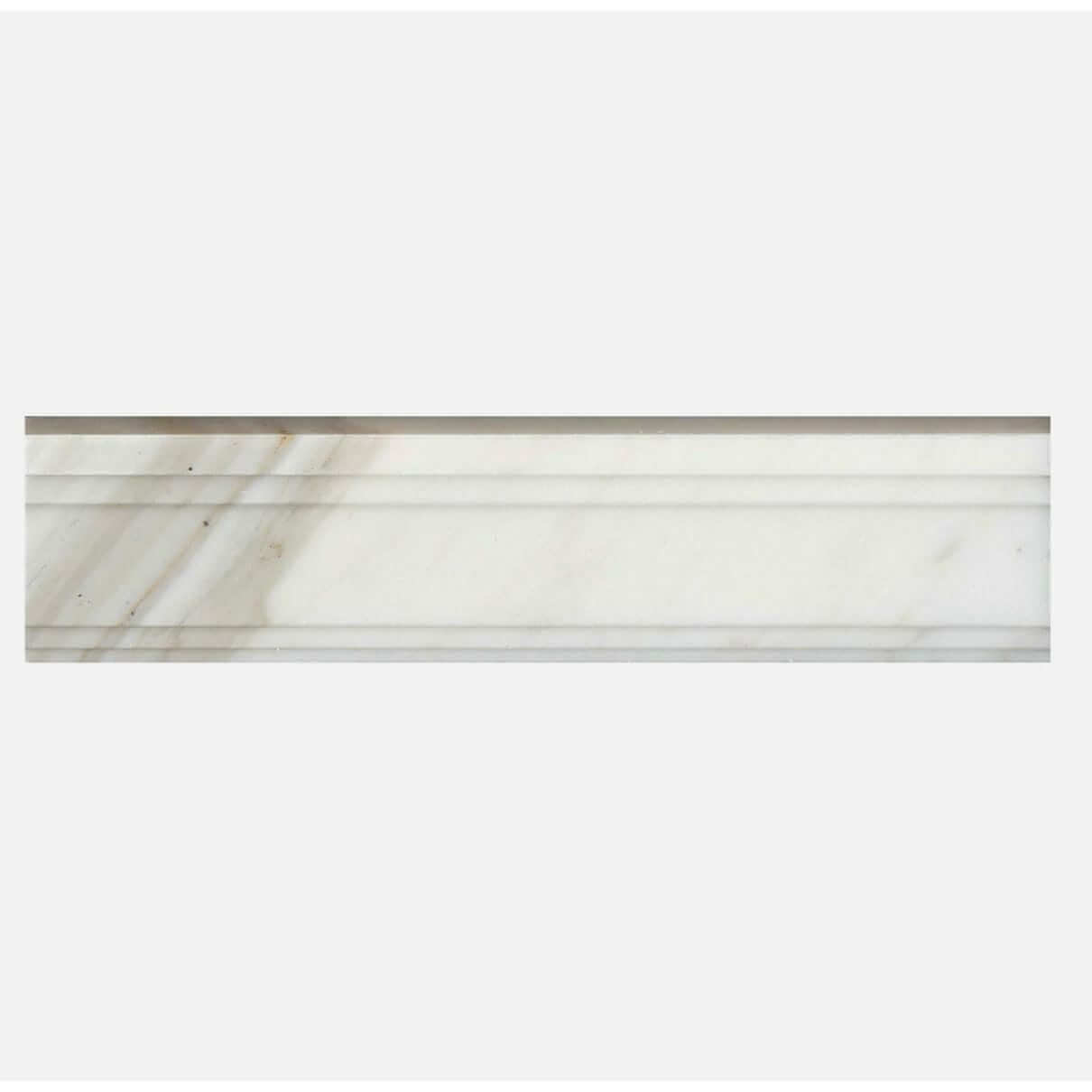 Calacatta 3" x 12" Honed Crown Marble Tile