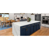 Calacatta Black Quartz Countertop Polished Slab Bookmatch 127 X 64