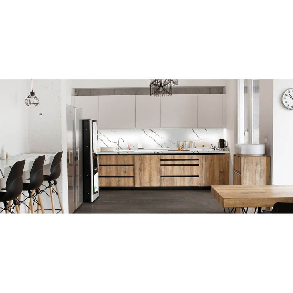 Calacatta Black Quartz Countertop Polished Slab Bookmatch 127 X 64