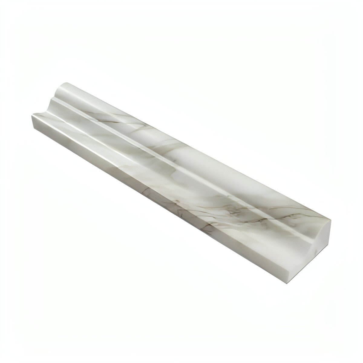 Calacatta Gold Marble Crown - Mercer Molding Trim