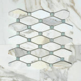 Calacatta Green CalaVerde 2x4 Octave Marble Mosaic